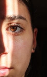 a women with focus and vision